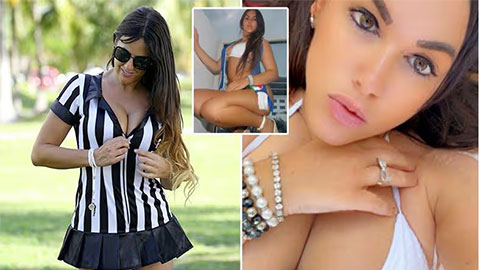 Nữ trọng tài quyến rũ chia buồn cùng ĐT Italia