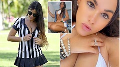 Nữ trọng tài quyến rũ chia buồn cùng ĐT Italia