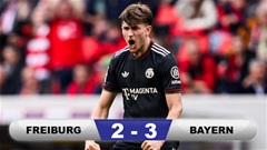 Bayern ngược dòng khó tin chỉ trong 18 phút cuối trận