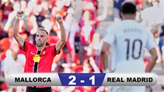Kết quả Mallorca 2-1 Real Madrid: Giương cờ trắng? 