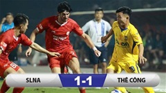 Kết quả SLNA 1-1 Thể Công Viettel: Trung vệ Việt kiều toả sáng, đội khách thoát hiểm phút cuối