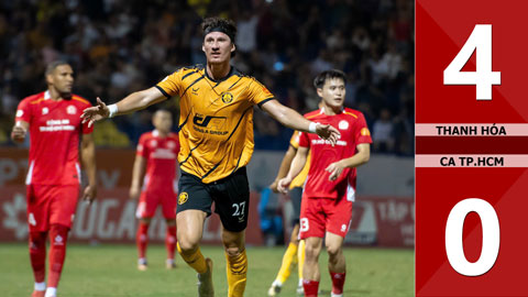 Highlight Thanh Hóa vs CA TP.HCM: 4-0 (Vòng 17 V.League 2025/26)