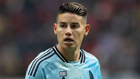 Cập nhật mới nhất về tình hình sức khỏe của James Rodriguez