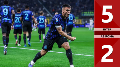 Highlight Inter vs AS Roma: 5-2 (Vòng 31 Serie A 2025/26)