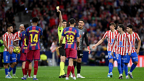 Ủy ban trọng tài La Liga thừa nhận sai lầm ở đại chiến Atletico vs Barca