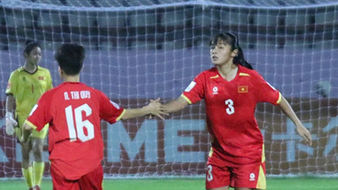 U20 nữ Việt Nam lần thứ 2 vào tứ kết châu Á