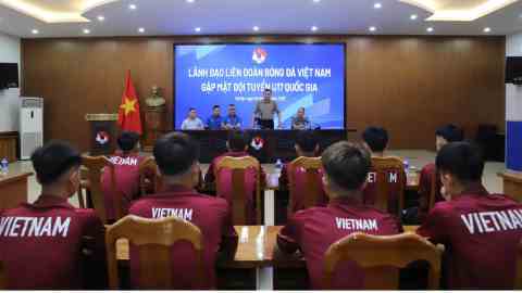 Chủ tịch VFF gặp mặt động viên U17 Việt Nam trước giải U17 Đông Nam Á 2026
