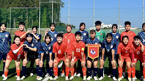 U17 nữ Việt Nam cầm hòa đội bóng Nhật Bản