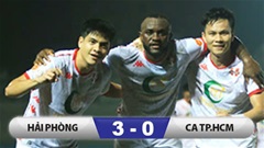 Kết quả Hải Phòng 3-0 Công an TP.HCM: Chủ nhà vào Top 5