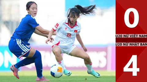Highlight U20 nữ Việt Nam vs U20 nữ Nhật Bản: 0-4 (Tứ kết U20 nữ châu Á 2026)