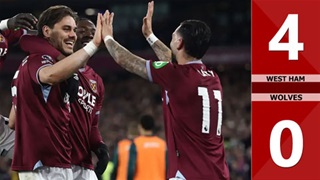 Highlight West Ham vs Wolves: 4-0 (Vòng 32 ngoại hạng Anh 2025/26)