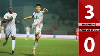 Highlight Hải Phòng  vs Công an TP.HCM: 3-0 (Vòng 18 V.League 2025/26)