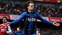 Trực tiếp Arsenal 1-2 Bournemouth: Pháo thủ nhận thêm trái đắng