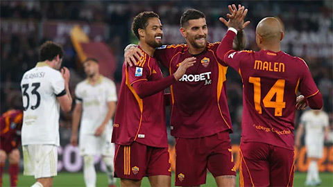 AS Roma thắng đậm, Monaco thua thảm