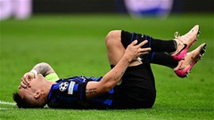 Lautaro Martinez tái phát chấn thương, Inter đau đầu