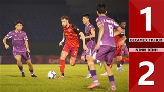 Highlight Becamex TP.HCM vs Ninh Bình: 1-2 (Vòng 18 V.League 2025/26)