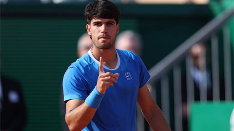 Carlos Alcaraz đấu Jannik Sinner ở chung kết Monte Carlo Masters