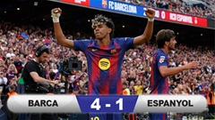 Kết quả Barca 4-1 Espanyol: Tiến sát ngôi vương