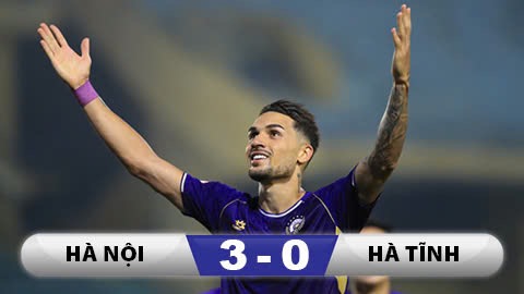 Kết quả Hà Nội 3-0 Hồng Lĩnh Hà Tĩnh: Thắng đậm, tiếp tục đua top 3