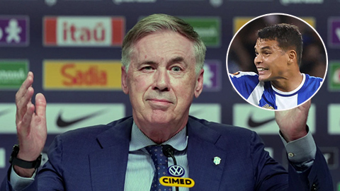 Ancelotti muốn gọi lại 'lão tướng' Thiago Silva lên ĐT Brazil dự World Cup 2026
