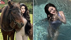 Hot girl Võ Ngọc Trân 'lột xác': Từ kỵ sĩ cá tính thành nàng tiên cá quyến rũ