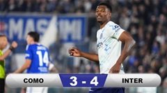 Inter ngược dòng nghẹt thở trước Como, bỏ xa Napoli 9 điểm