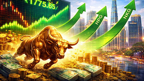 Cập nhật thị trường chứng khoán 14/4: Cổ thép bùng nổ, VN-Index lấp GAP 1.767