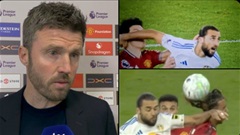 Carrick giận dữ công kích trọng tài sau tấm thẻ đỏ của Martinez 