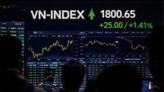 Thị trường chứng khoán phiên giao dịch 15/4: VN-Index vượt 1800 nhờ họ Vin