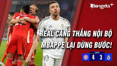 Sao Real Var nhau cực căng sau trận, Mbappe 1 lần nữa dừng bước ở tứ kết C1
