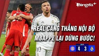 Sao Real Var nhau cực căng sau trận, Mbappe 1 lần nữa dừng bước ở tứ kết C1