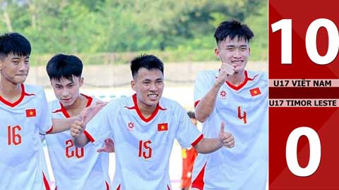 Highlight U17 Việt Nam vs U17 Timor Leste: 10-0 (Giải U17 Đông Nam Á 2026)