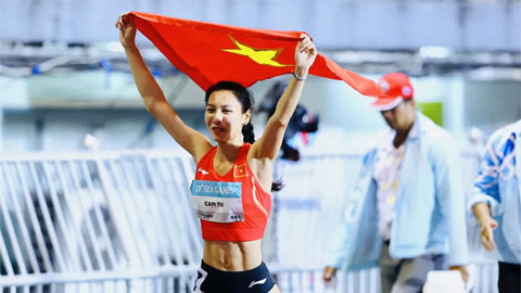 Lê Thị Cẩm Tú giành HCV thứ 2 cho điền kinh Việt Nam tại Singapore