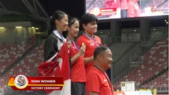 Phùng Thị Huệ giành HCV 100m giải điền kinh Singapore 2026
