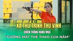 Xạ thủ Trịnh Thu Vinh được vinh danh ‘Gương mặt thể thao của năm’