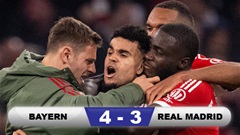 Kết quả Bayern Munich 4-3 Real Madrid (tổng tỷ số 6-4): Bayern đối đầu ĐKVĐ PSG ở bán kết