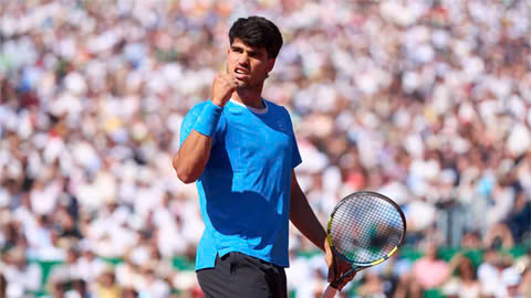 Carlos Alcaraz, Jannik Sinner và Novak Djokovic tham dự Madrid Open