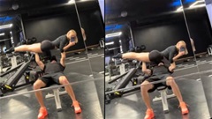 Dung nhan mỹ nhân vạn người mê bị sao Chelsea nhấc bổng trong phòng gym