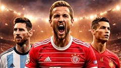 Cựu sao ĐT Anh đặt Harry Kane ngang hàng với Messi và Ronaldo