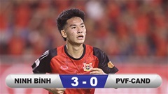 Kết quả Ninh Bình 3-0 PVF-CAND: Bám đuổi ngôi đầu