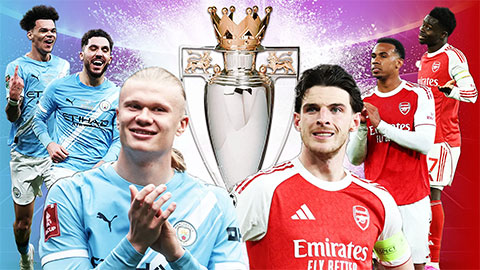  Man City có thể phải đối đầu Arsenal trong trận play-off tranh chức vô địch 