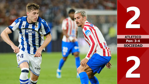 Highlight Atletico vs Real Sociedad: 2-2, pen: 3-4 (Chung kết Cúp Nhà vua TBN 2025/26)