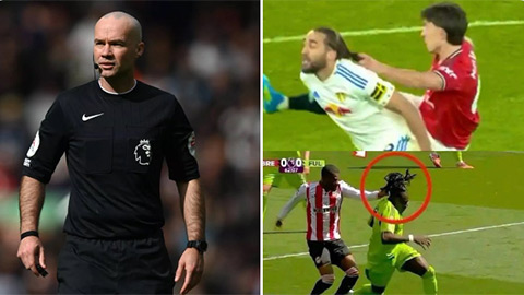 Fan MU phẫn nộ với trọng tài Paul Tierney: 'Kéo tóc thì thẻ đỏ, lúc khác lại… không sao?'