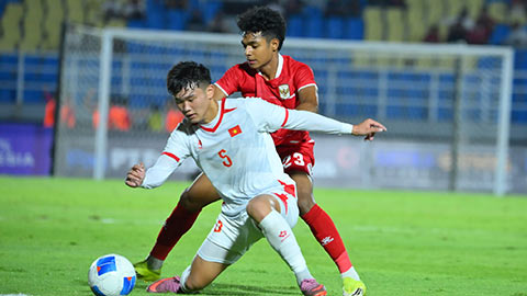 HLV của U17 Việt Nam bất ngờ trước lối chơi của U17 Indonesia