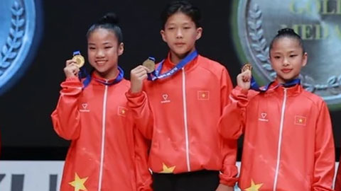 Aerobic Việt Nam giành 6 huy chương ở giải thế giới