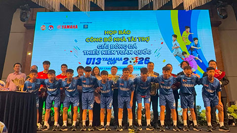 Văn Khang, Công Phương truyền cảm hứng cho cầu thủ tham dự U13 toàn quốc