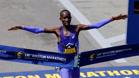 Kỷ lục Boston Marathon bị phá sau 15 năm