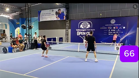 Cựu vô địch SEA Games bị đối thủ ‘tra tấn’ hơn 200 cú lốp bóng trong một trận pickleball