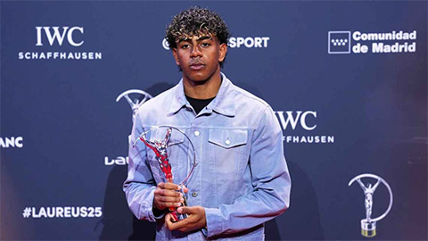 Lamine Yamal đi vào lịch sử với giải thưởng cao quý