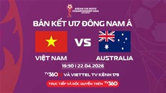 U17 Việt Nam vs U17 Australia: Thử thách cực đại - chờ bất ngờ từ thầy trò HLV Cristiano Roland